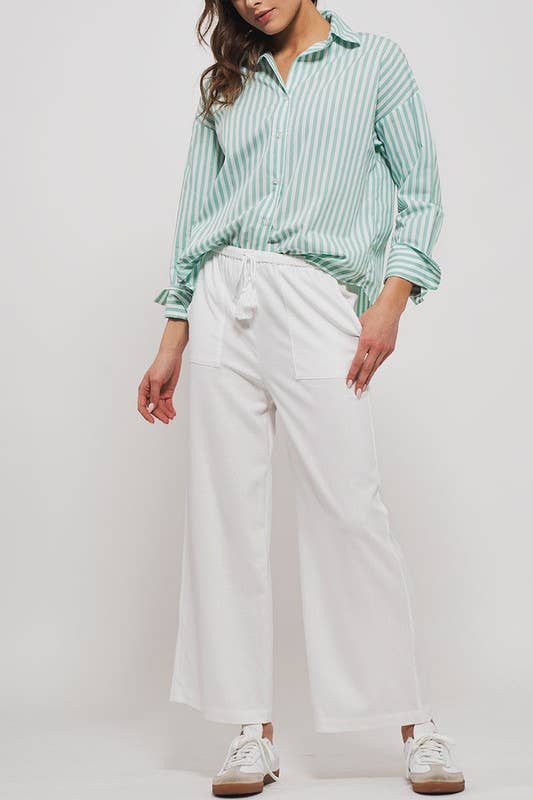 Life Linen Tassel Pants