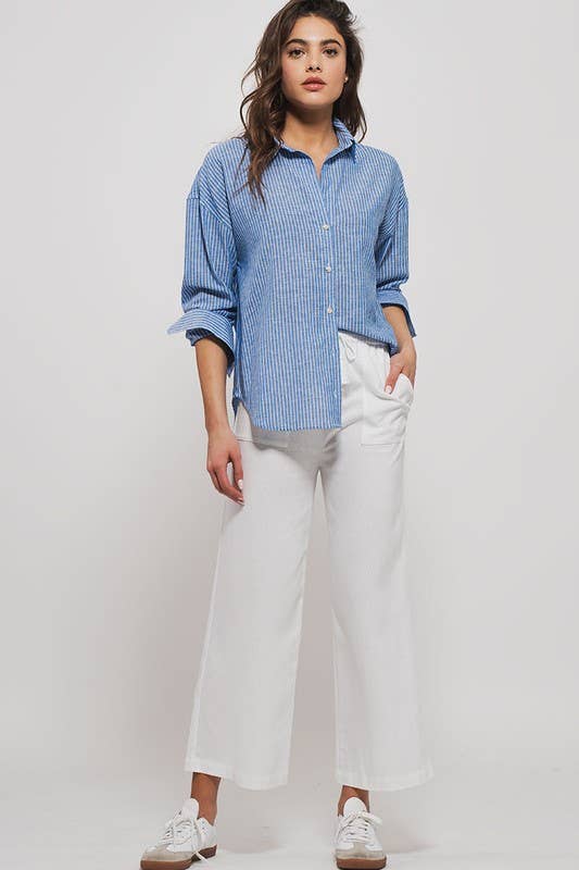 Life Linen Tassel Pants