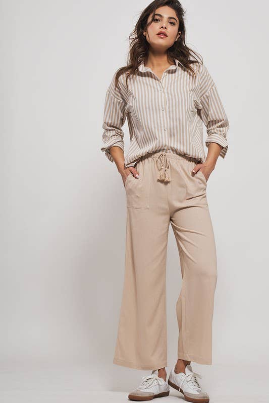 Life Linen Tassel Pants