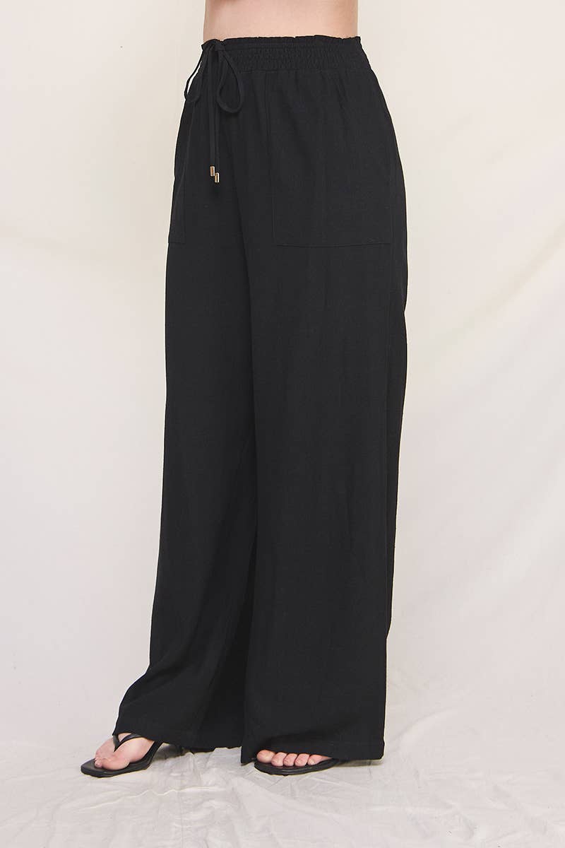 Linen Wide Leg Pants