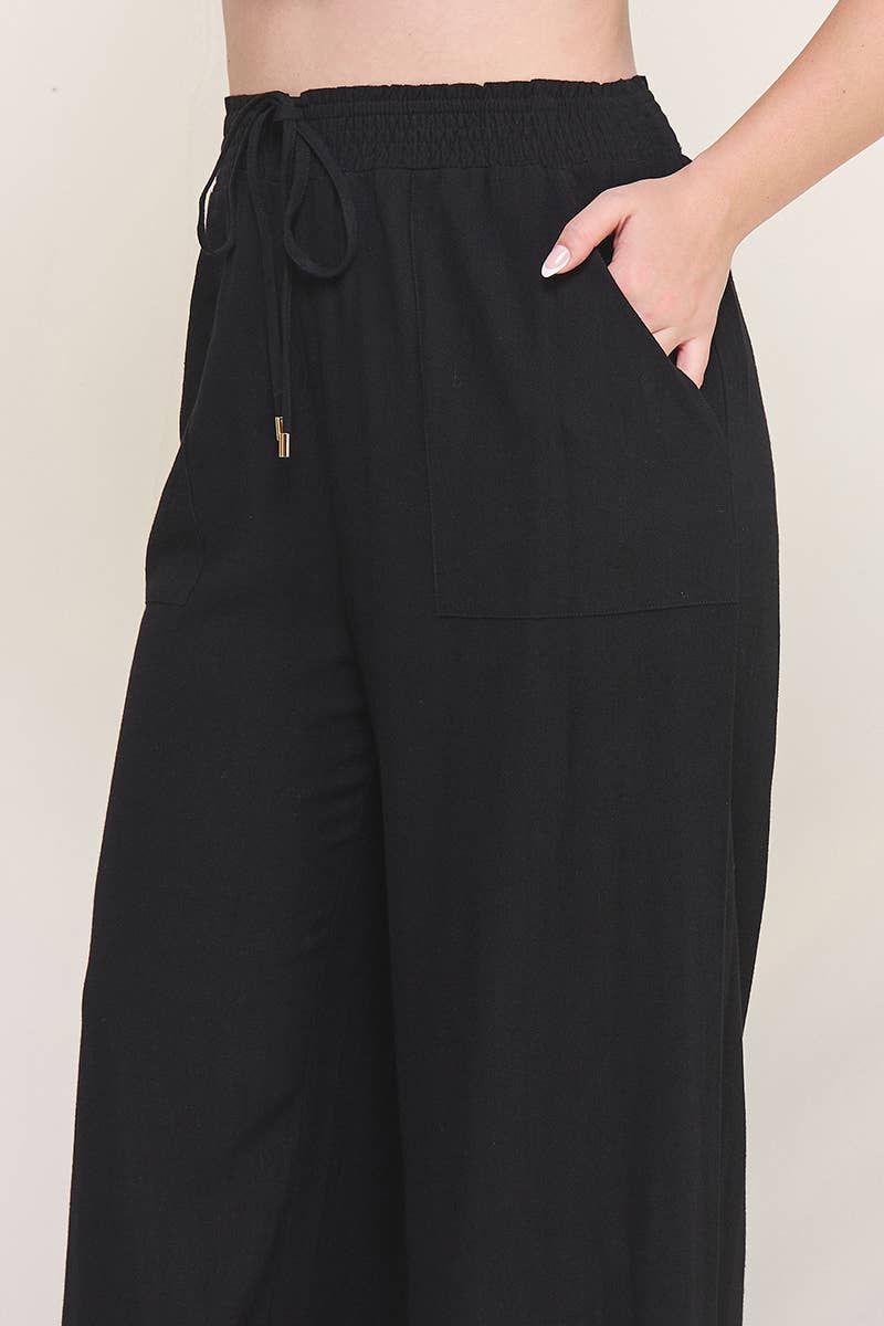 Linen Wide Leg Pants