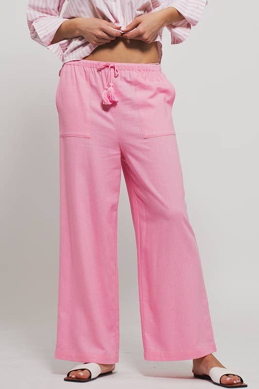 Life Linen Tassel Pants