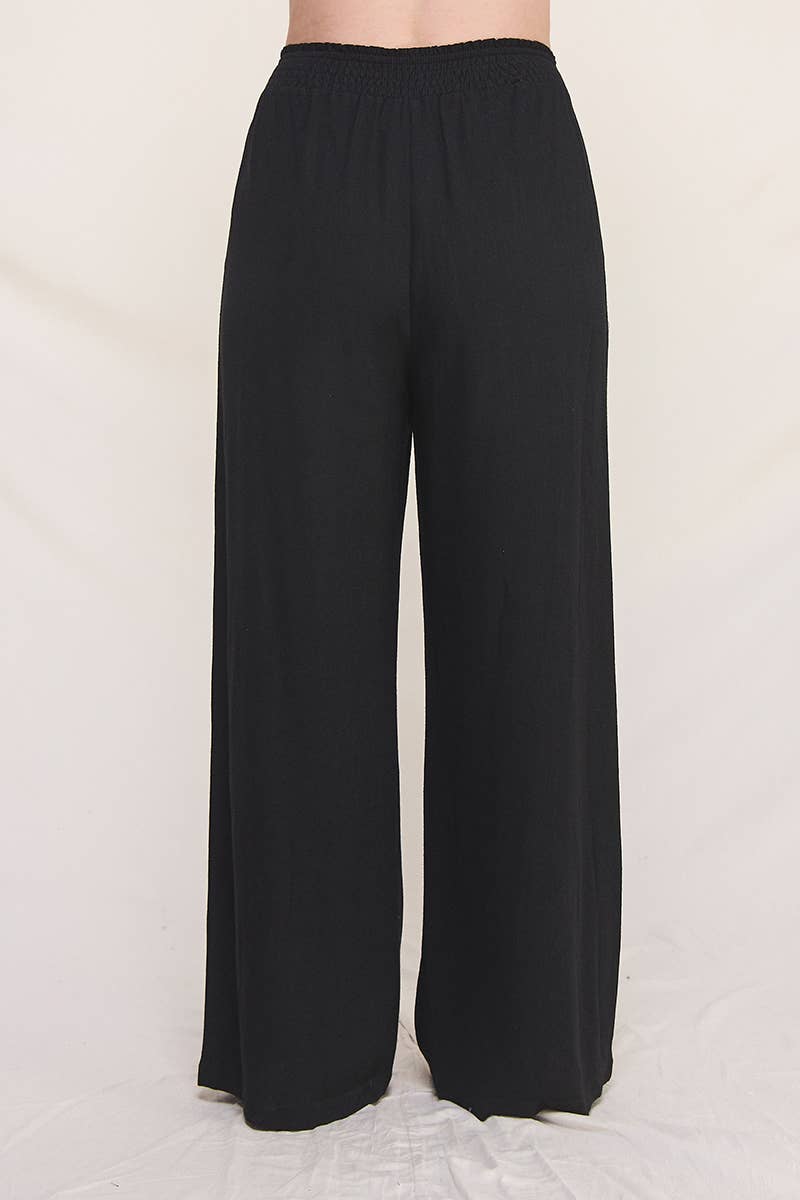 Linen Wide Leg Pants