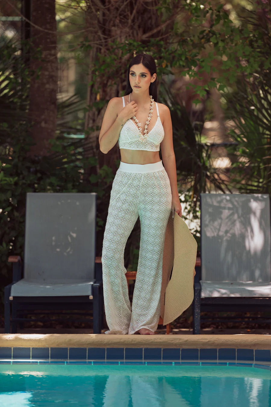 Lace Flare Pant
