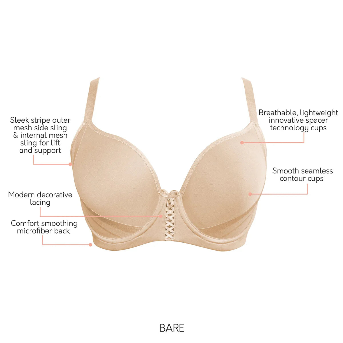 Shea Plunge Spacer T-shirt Bra
