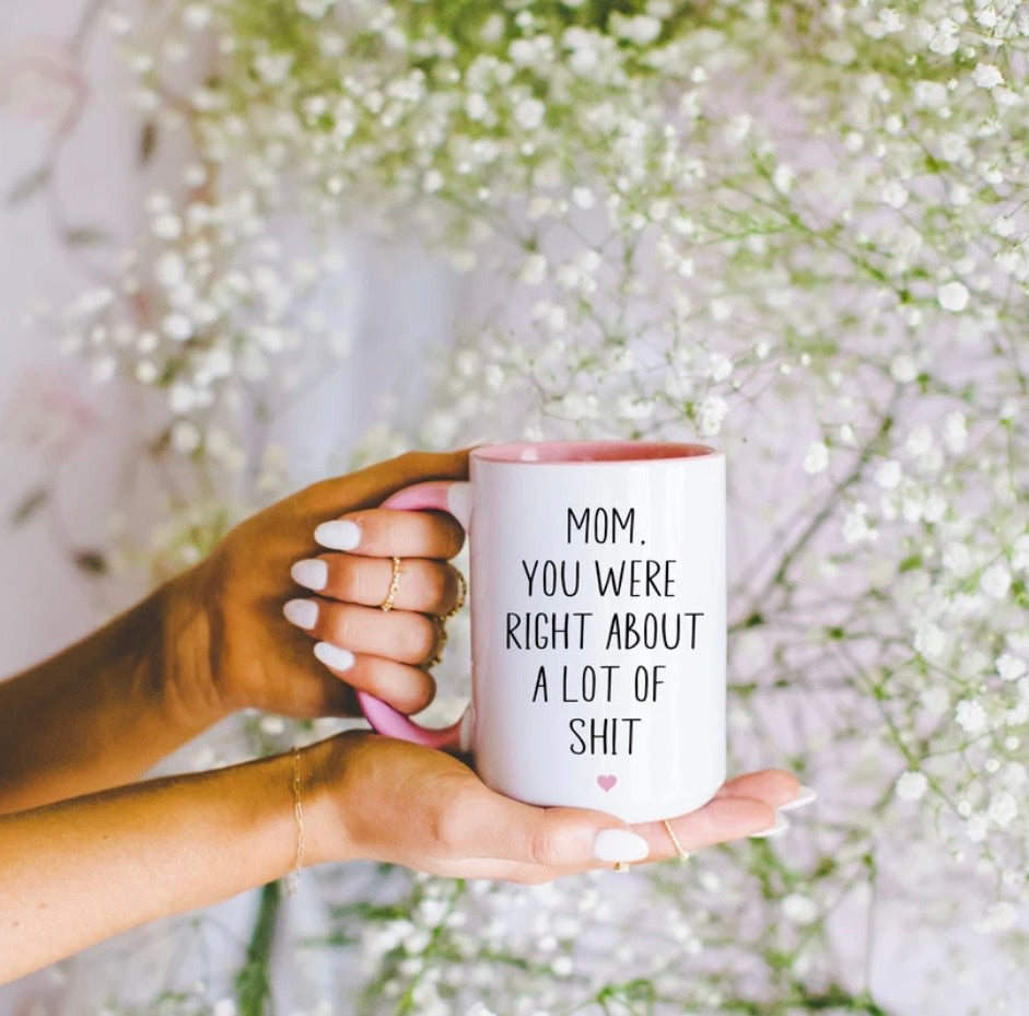 Text Mugs 15oz IN STORE PICK UP ONLY