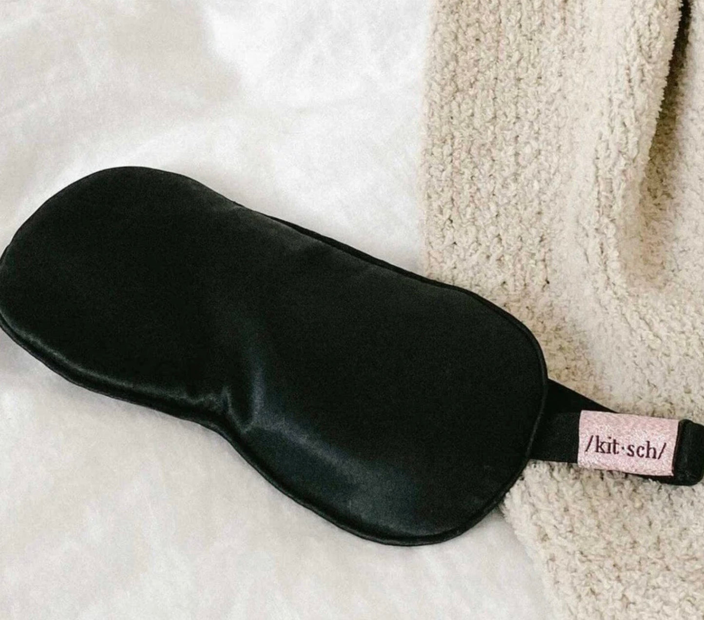 Satin Lavender Weighted Eye Mask