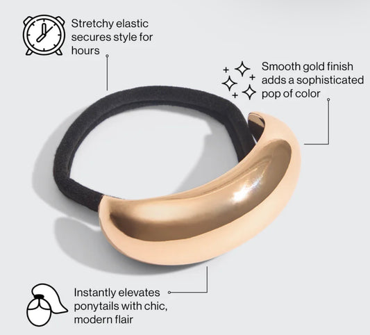 Gold Metal Cloud Cuff