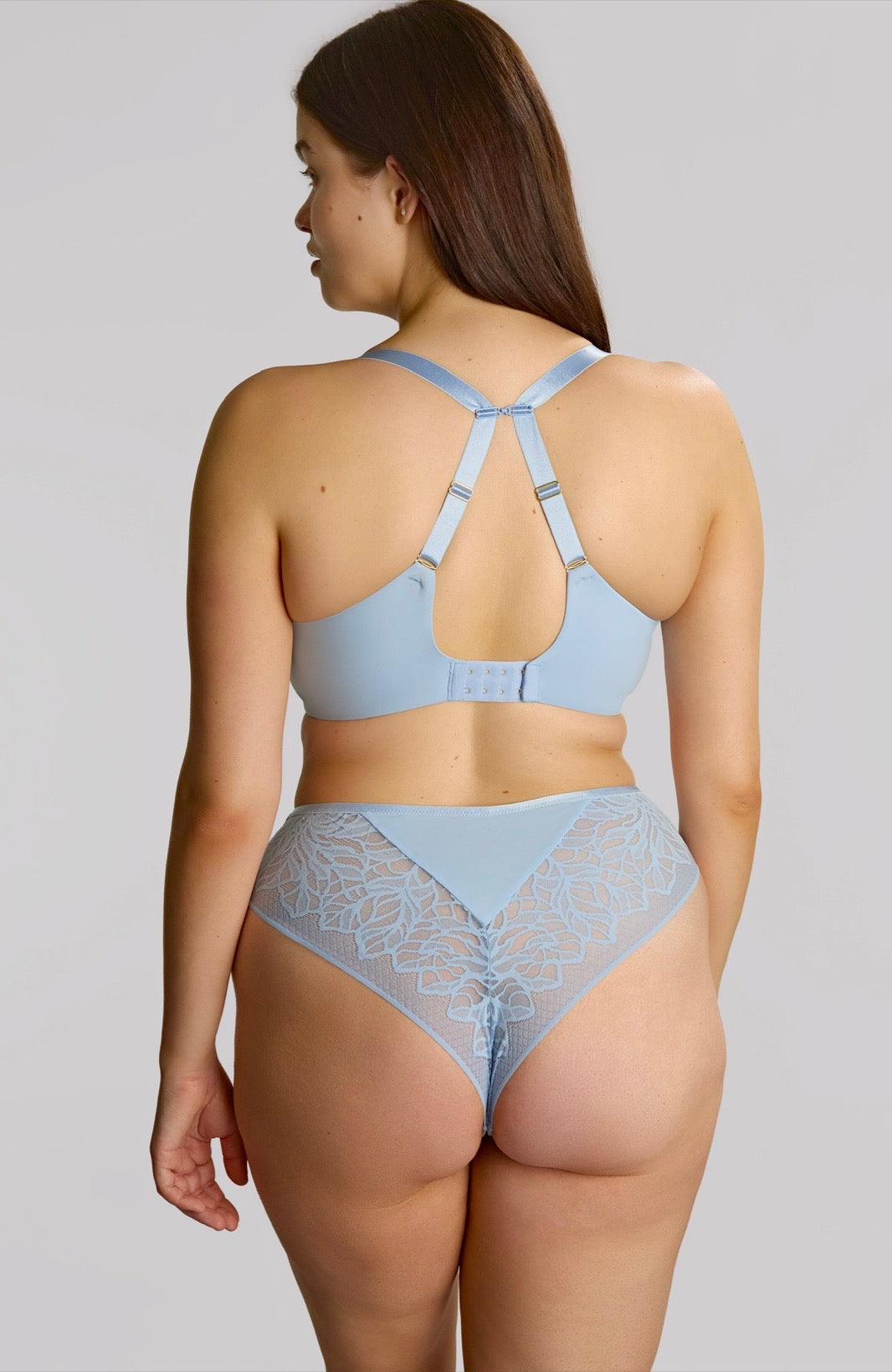 Sophia Plunge, Dusky Blue