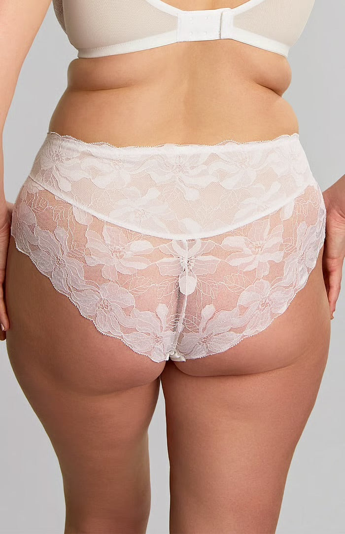 Evangeline Deep Breif, White