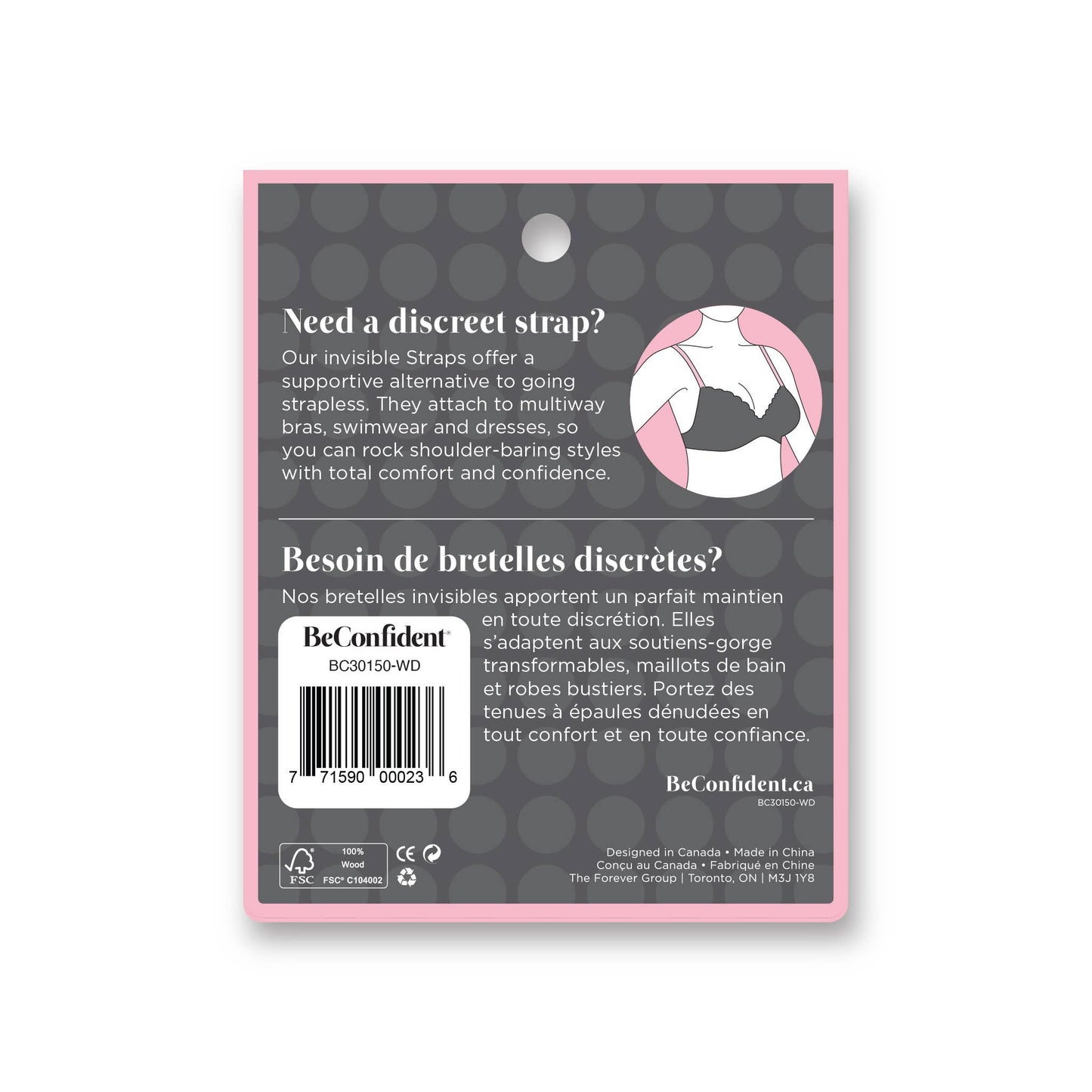 Invisible Bra Straps - 1 Pair