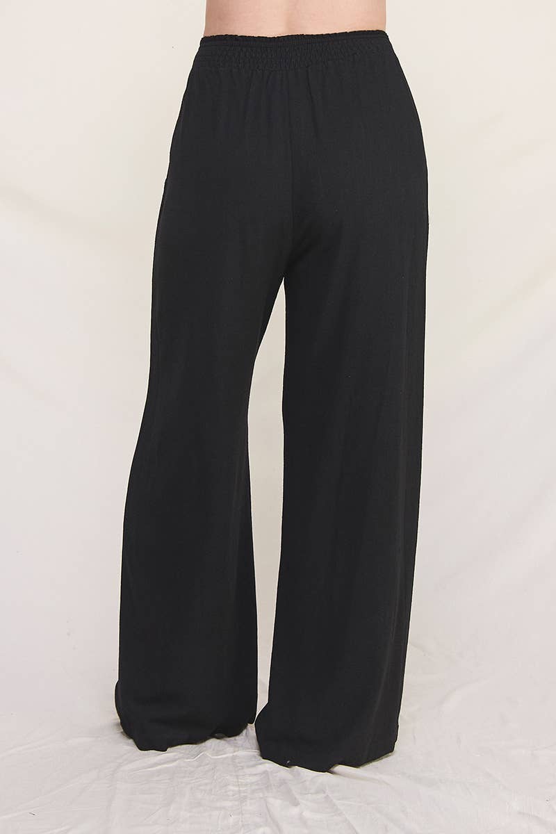 Linen Wide Leg Pants
