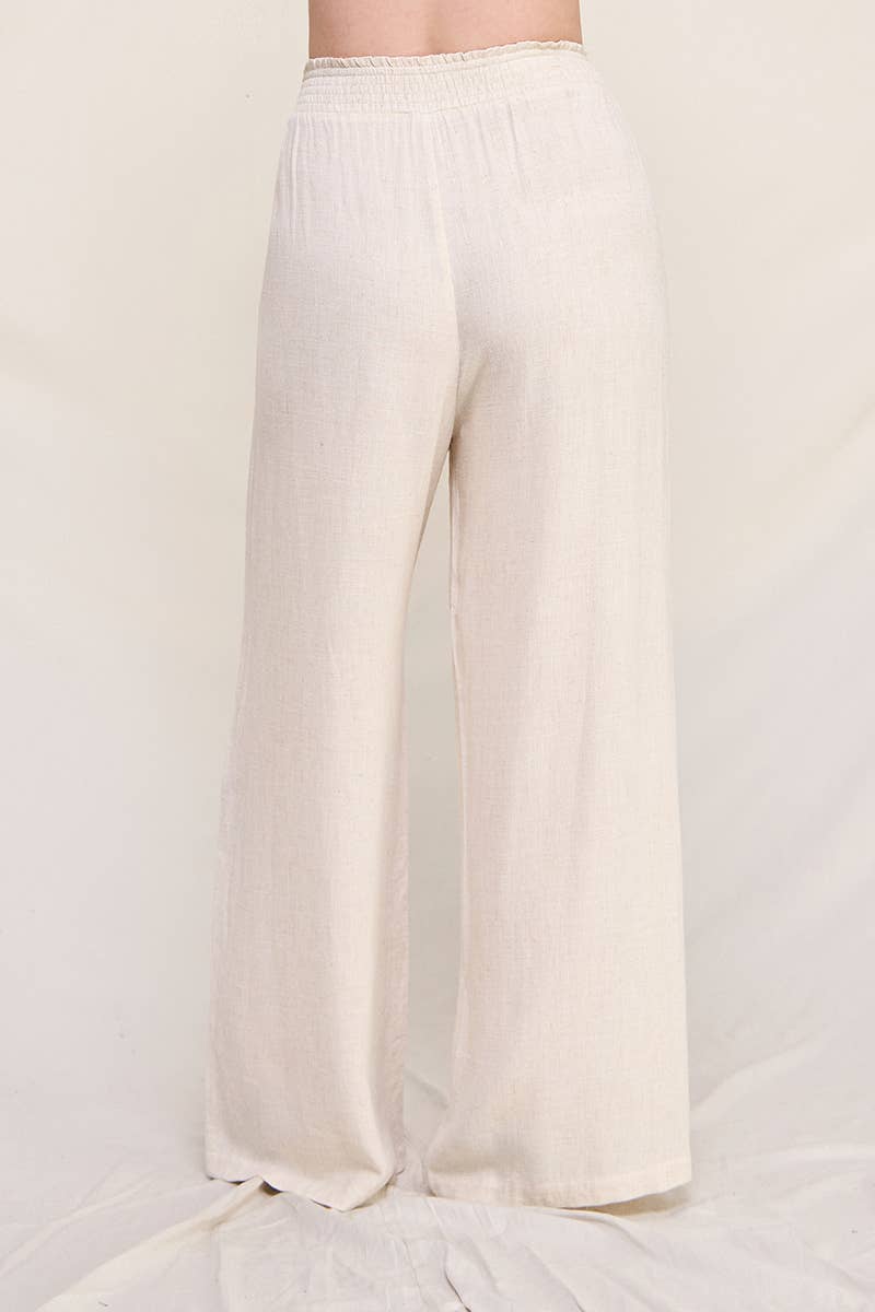 Linen Wide Leg Pants