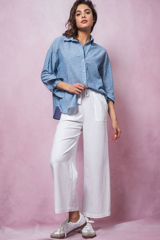 Life Linen Tassel Pants