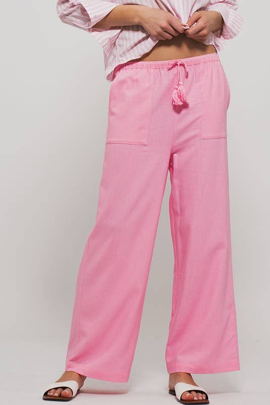 Life Linen Tassel Pants