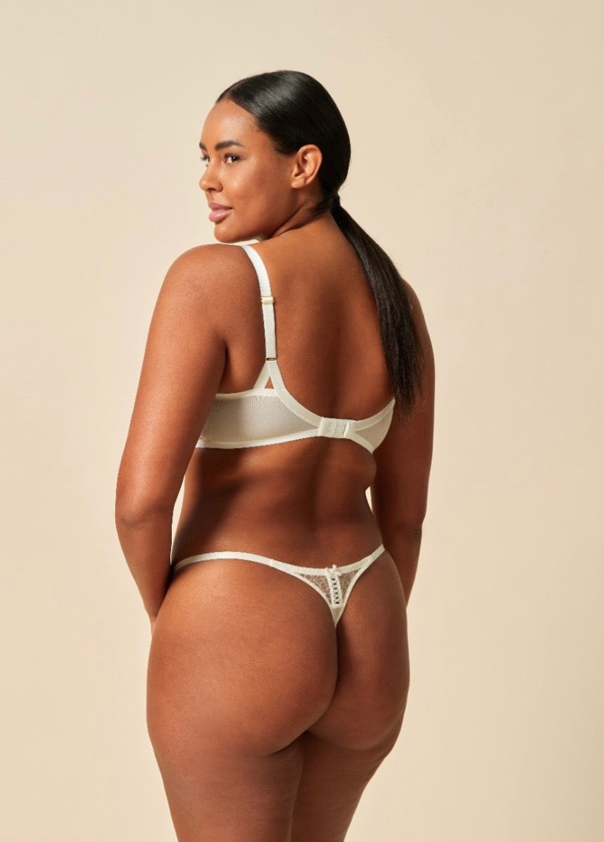 Lacage Balconette, Pale Ivory