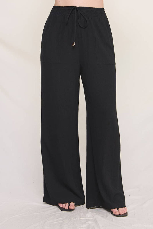 Linen Wide Leg Pants
