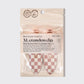 Recycled Plastic XL Creaseless Clips 2pc Set -Terracotta
