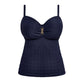 Azores Tankini Top, Midnight