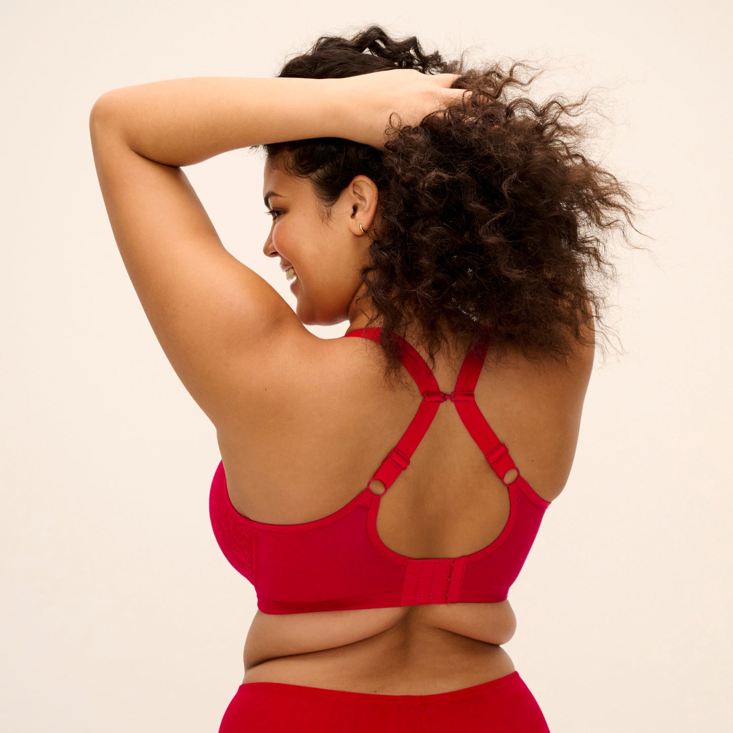 Elomi Brianna Padded Half Cup, Haute Red