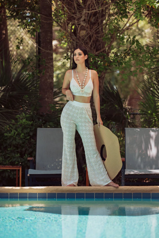 Lace Flare Pant