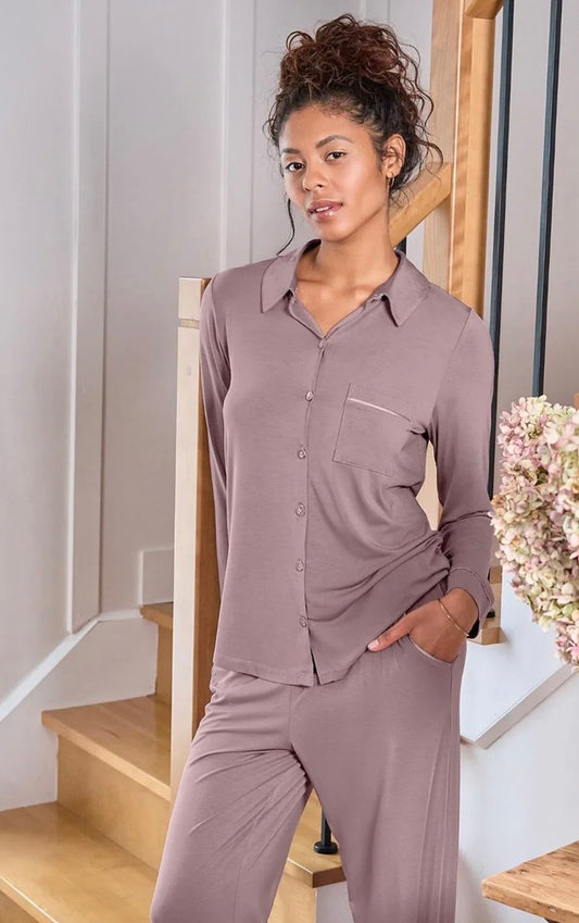Button Down PJ Set