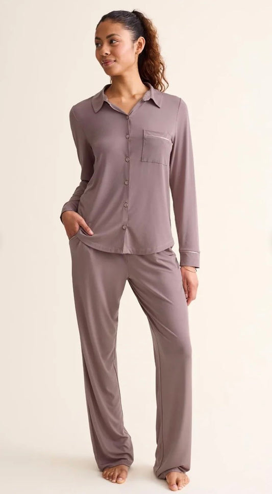 Button Down PJ Set