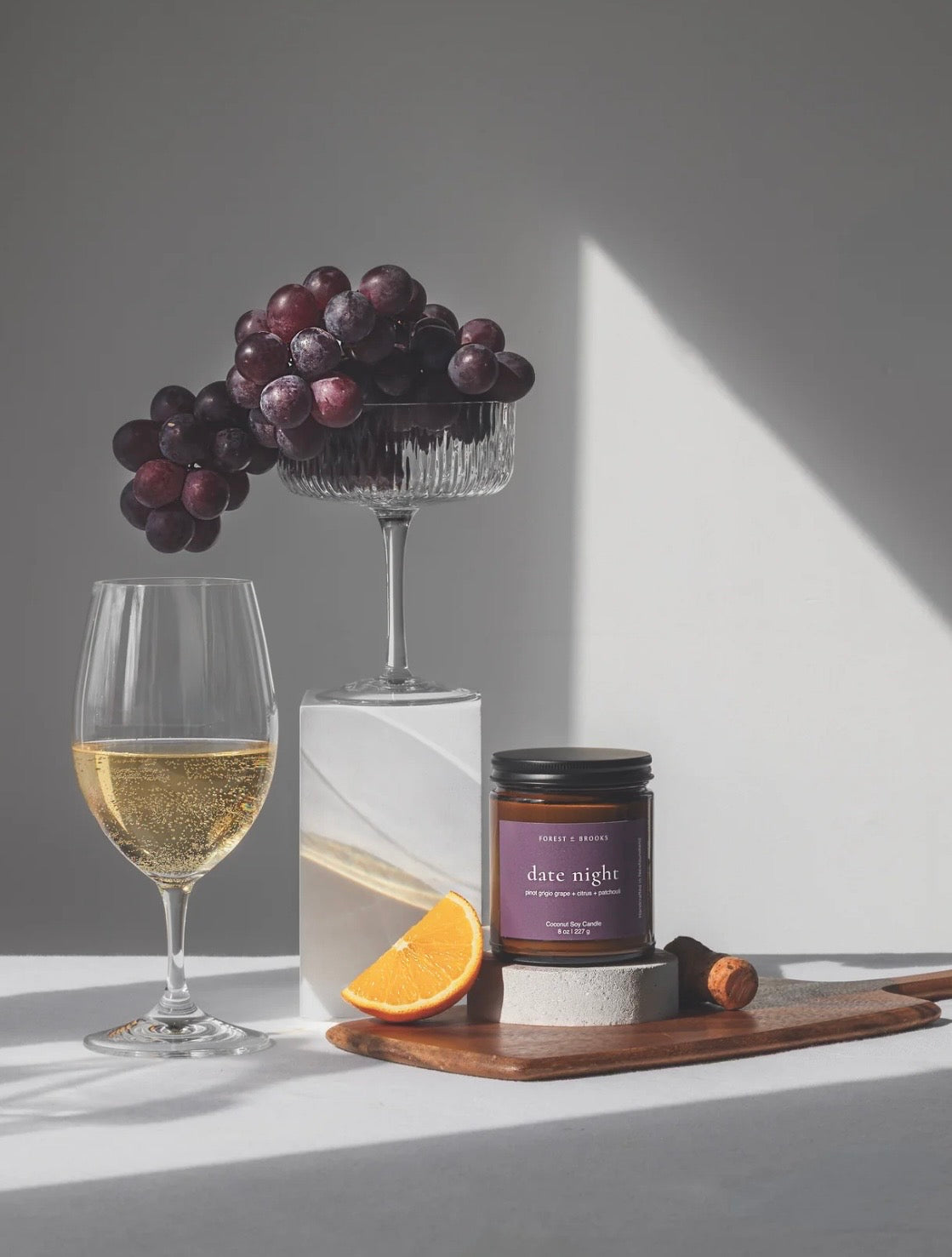 Forest & Brooks Wooden Wick Candles 8 OZ - IN STORE PICK UP ONLY