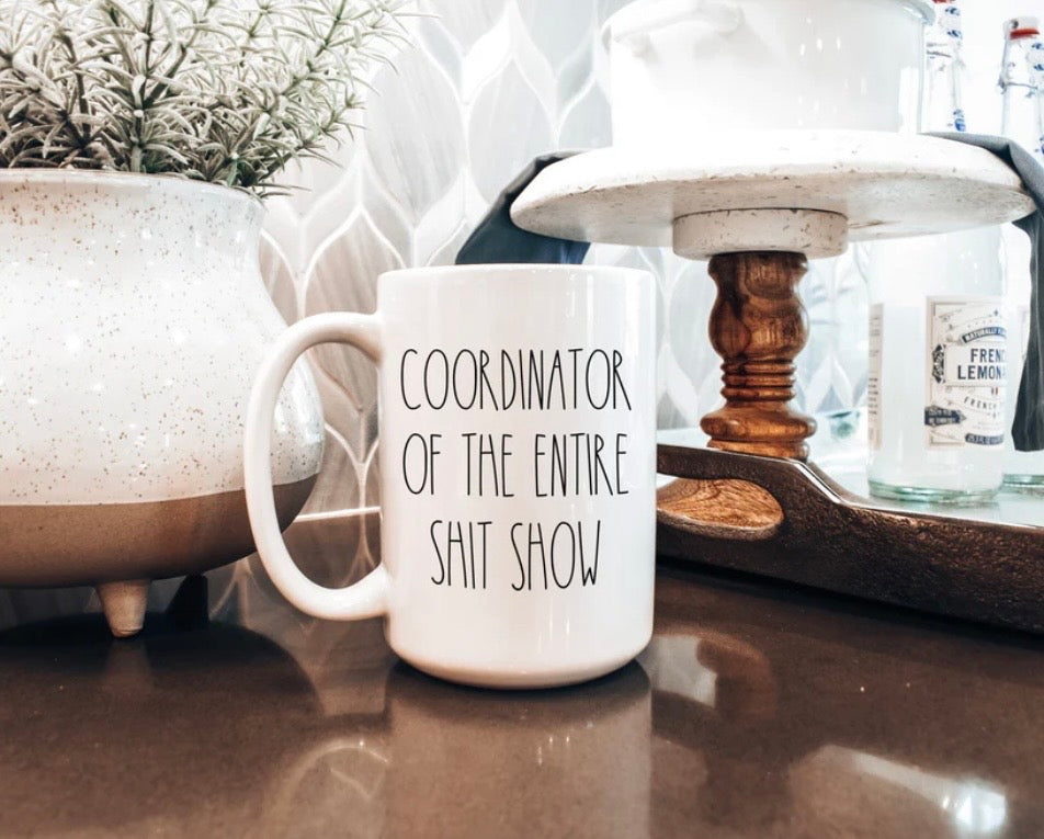 Text Mugs 15oz IN STORE PICK UP ONLY