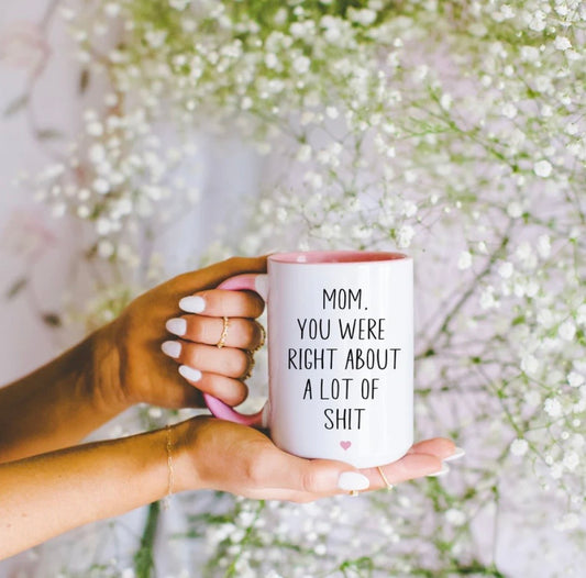 Text Mugs 15oz IN STORE PICK UP ONLY