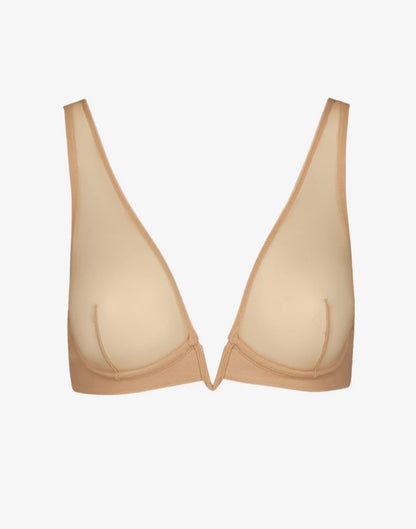 Chic Mesh Plunge Bra