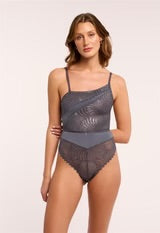 Lights Out Asymmetrical Bodysuit