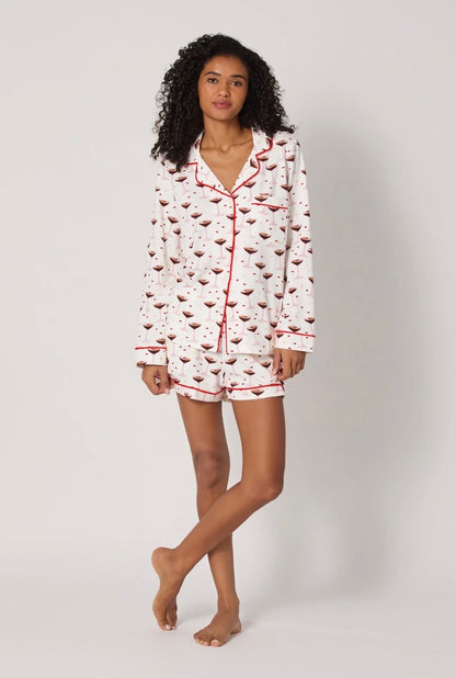 Espresso Kisses Boyshort PJ Set