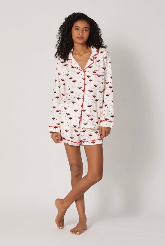 Espresso Kisses Boyshort PJ Set