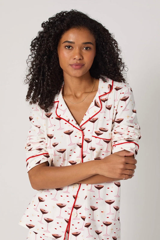 Espresso Kisses Boyshort PJ Set