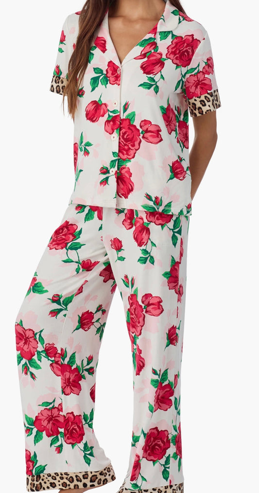 Wildflower Short Sleeve PJ Set
