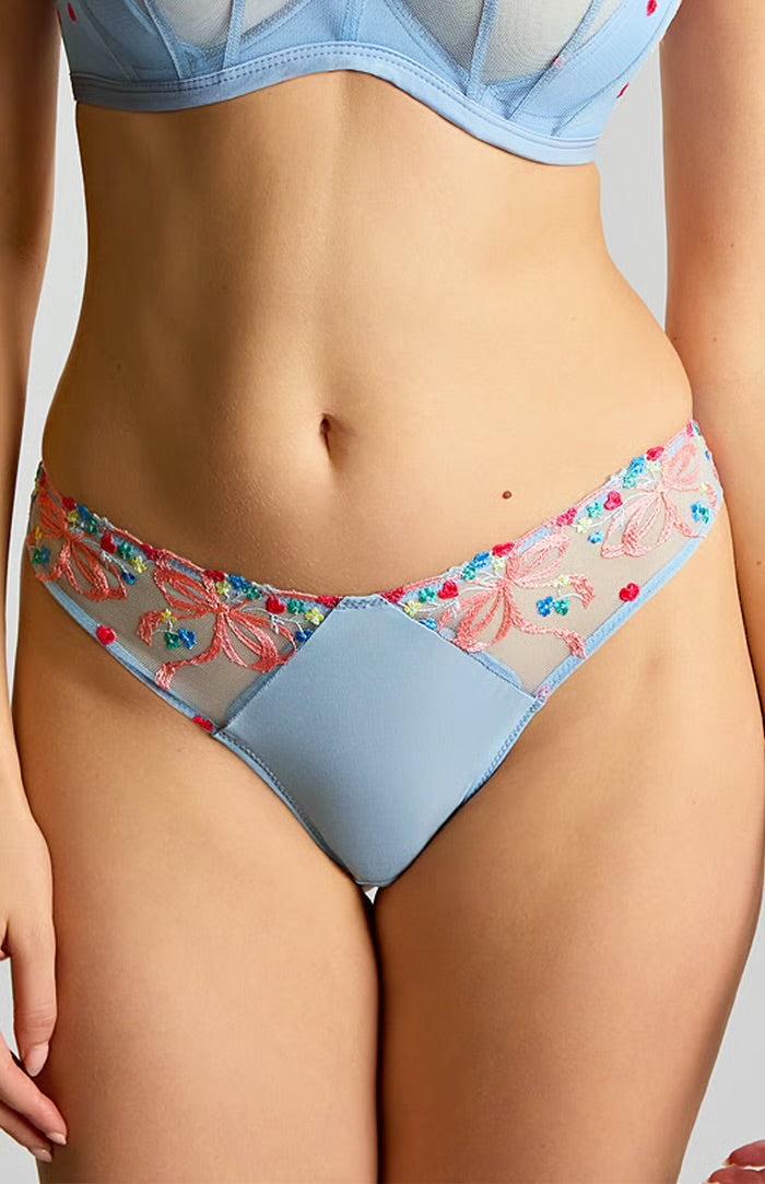 Ottilie Brazilian Brief, Dusky Blue