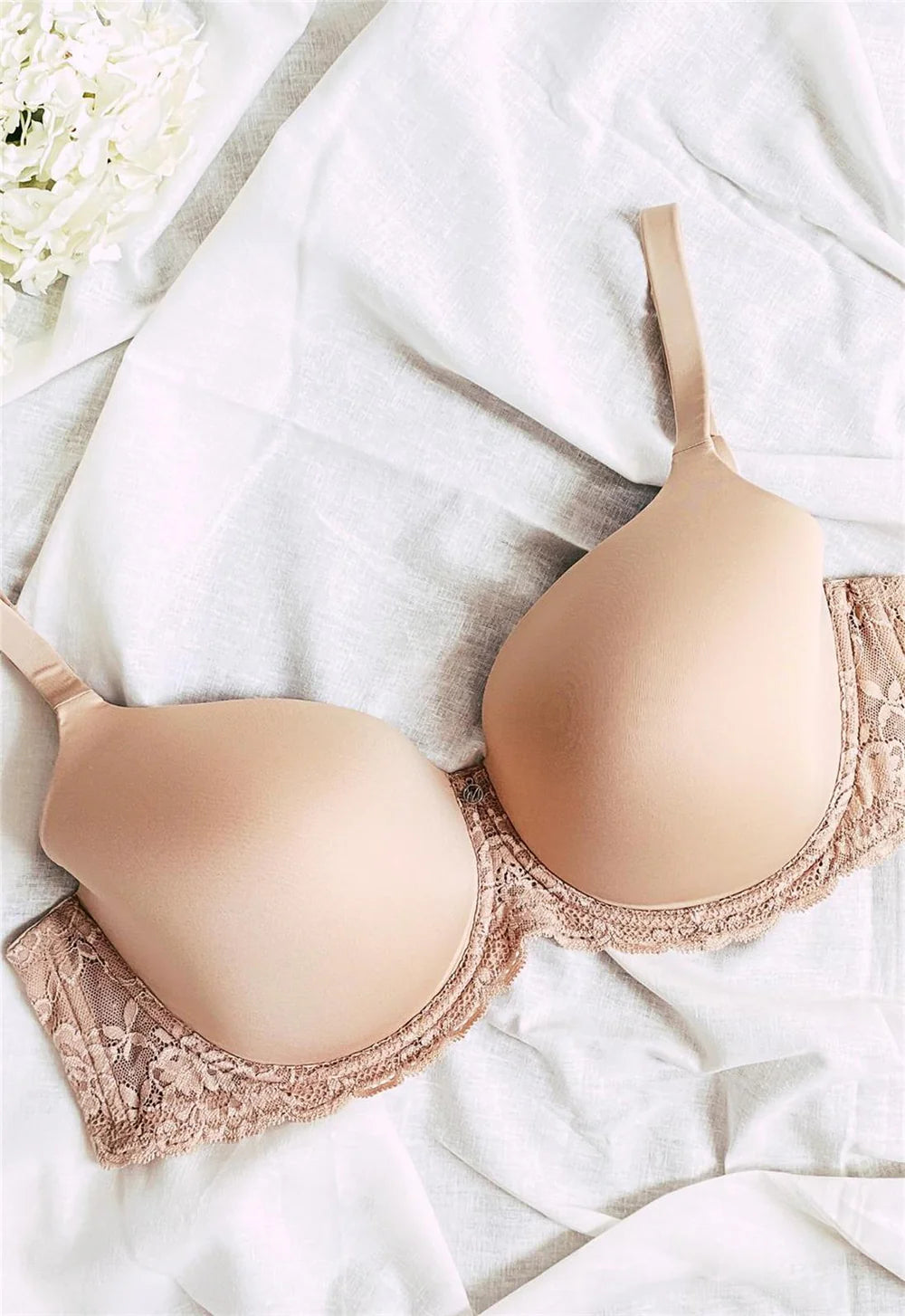 Pure Plus T-Shirt Bra, Sand