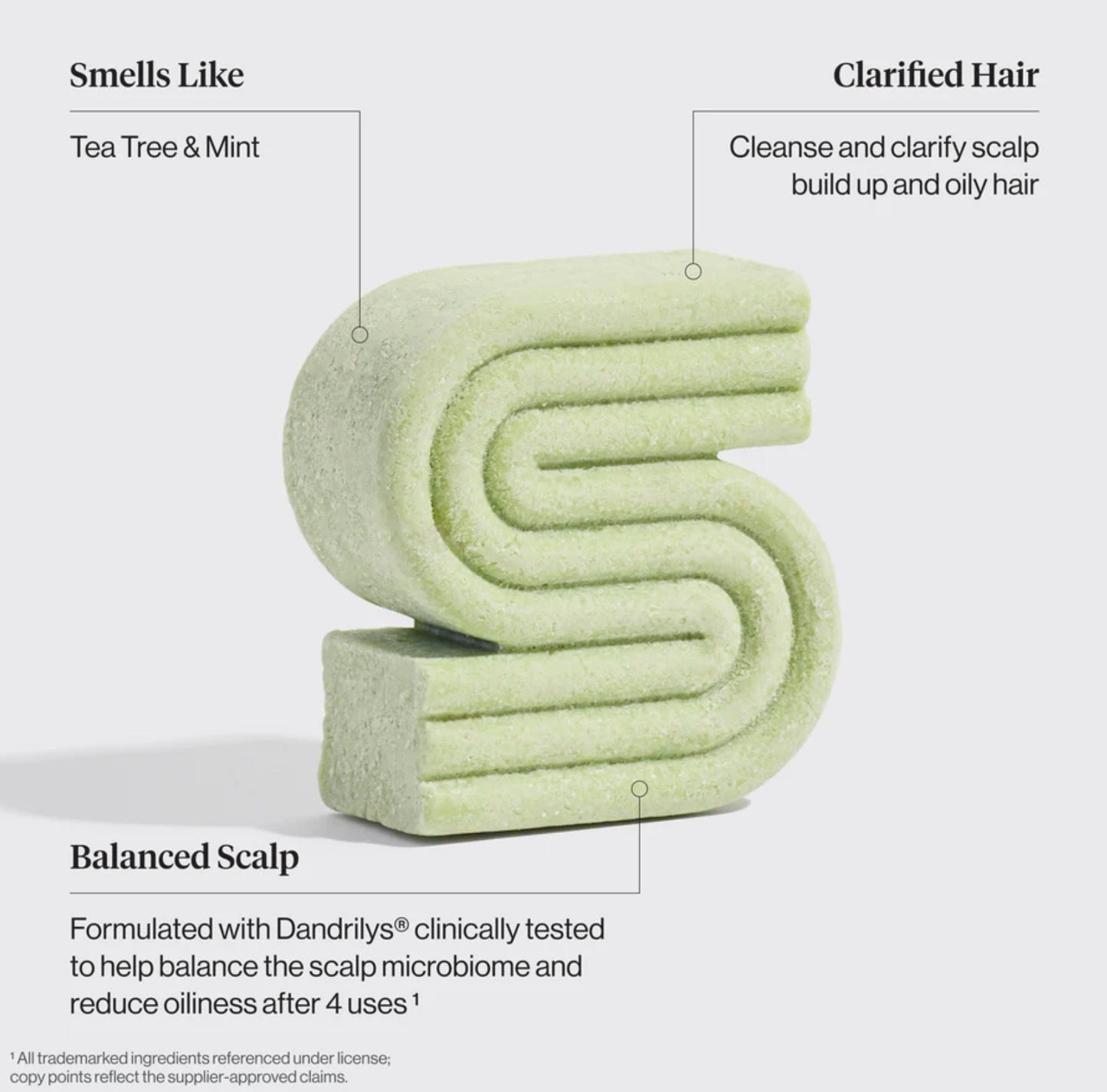 Kitsch Tea Tree & Mint Clarifying Shampoo Bar