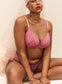 Superboost Lace Plunge Bra, Mauve Pink