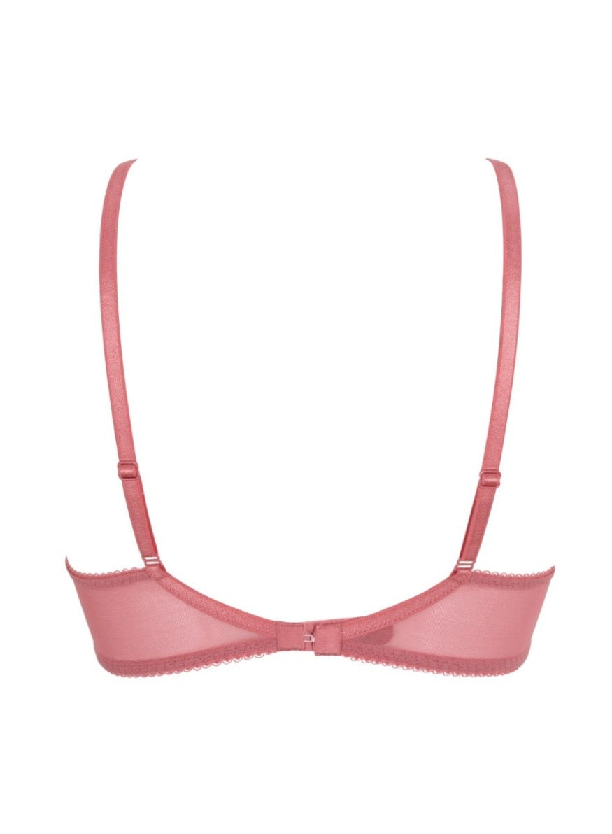 Superboost Lace Plunge Bra, Mauve Pink