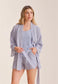 Coastal 3pcs Travel Pj Set, Coastal Stripe