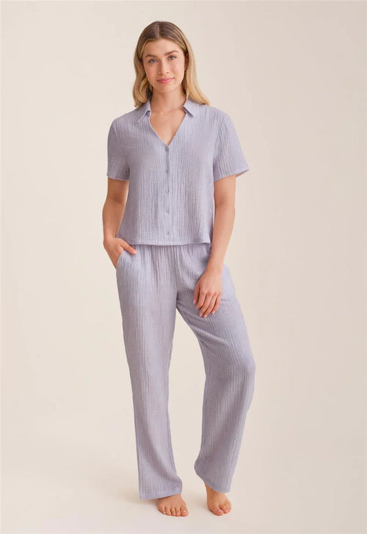 Coastal Pj Set, Coastal Stripe