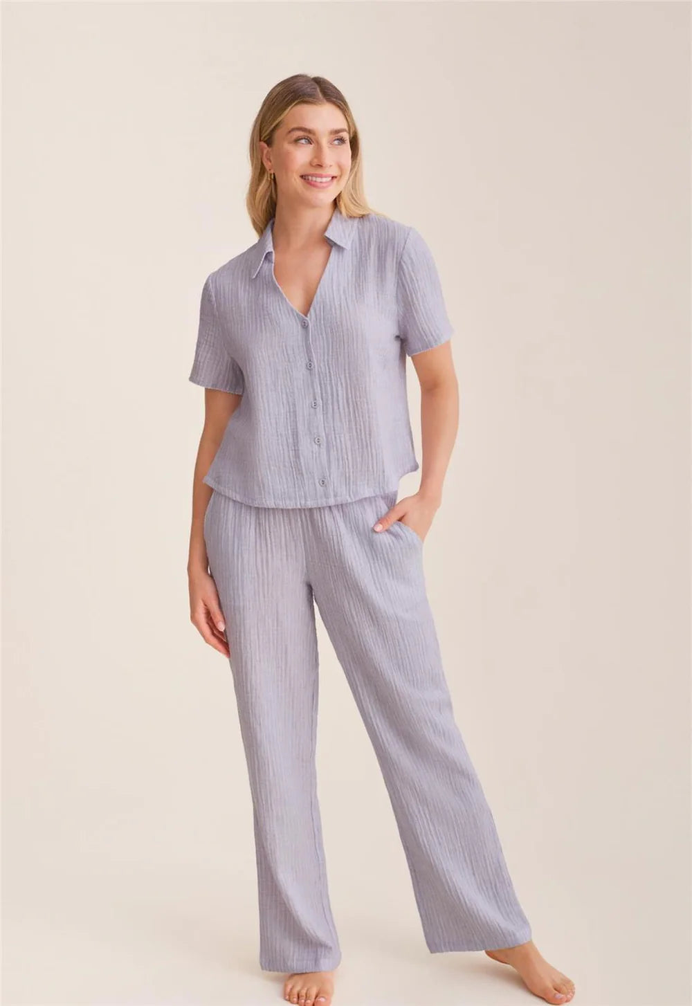 Coastal Pj Set, Coastal Stripe