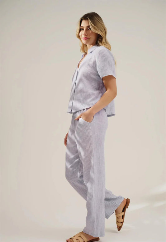 Coastal Pj Set, Coastal Stripe