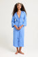 Bamboo Frill Kimono, Cornflower