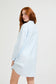 Cotton Modal Relaxed Nightshirt, Sky Blue