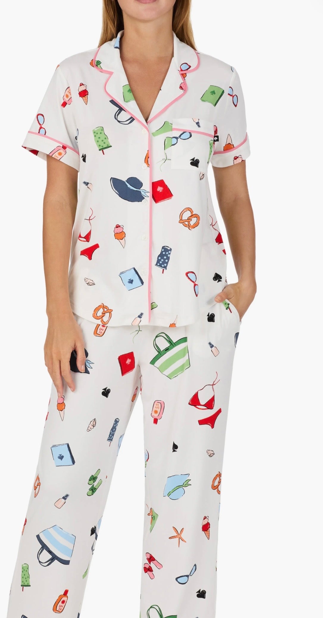Cropped Pj Set