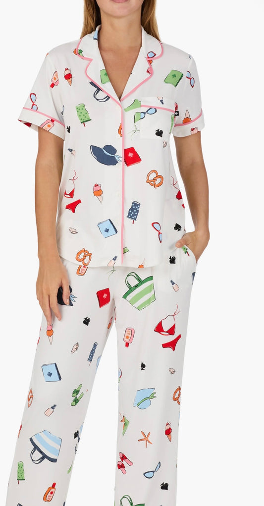 Cropped Pj Set