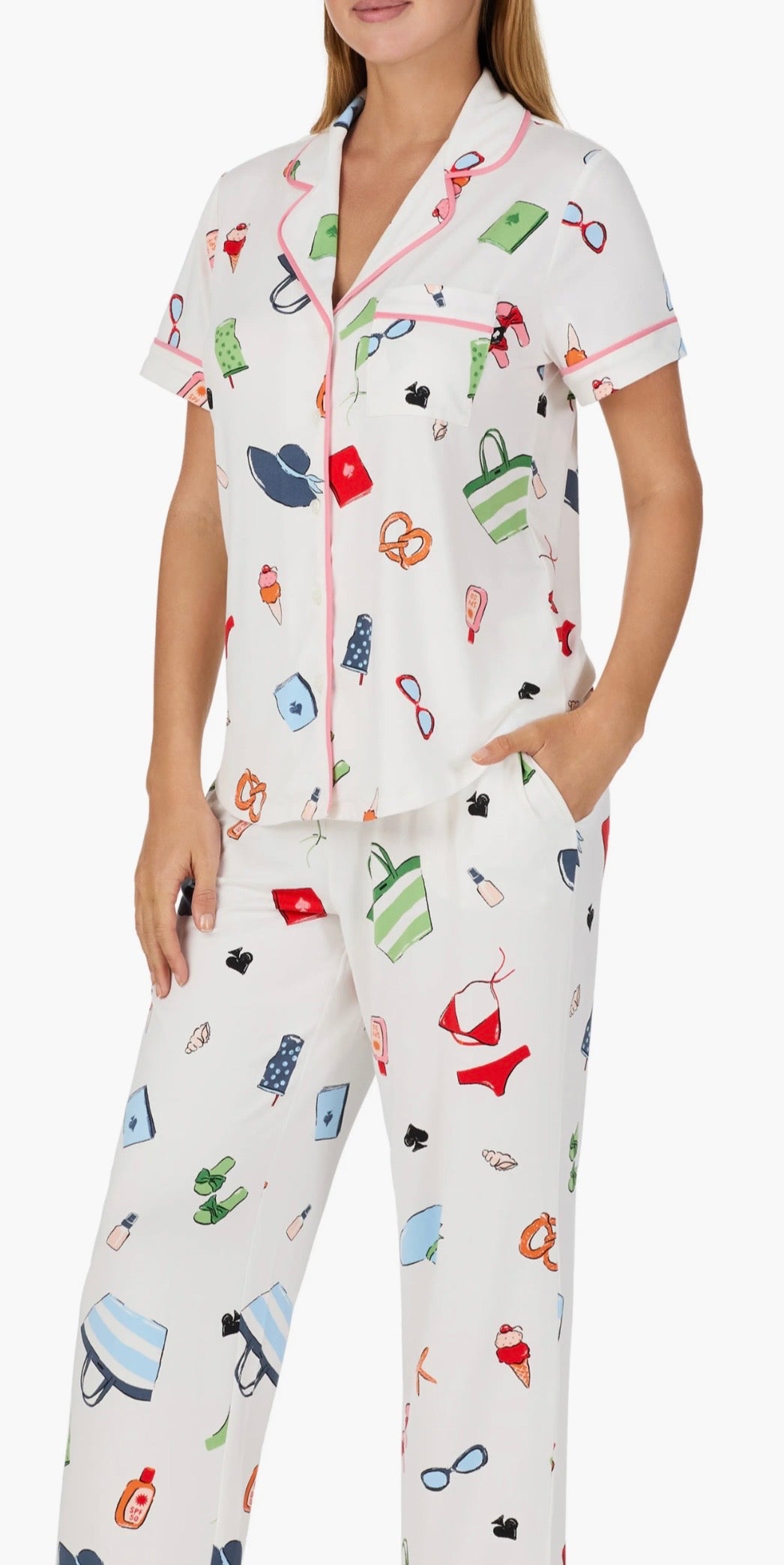 Cropped Pj Set